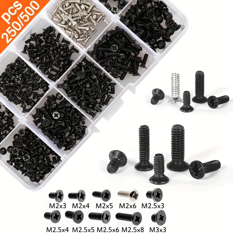 Electronics Repair Book - 500 шт. M2 M2.5 M3 набор