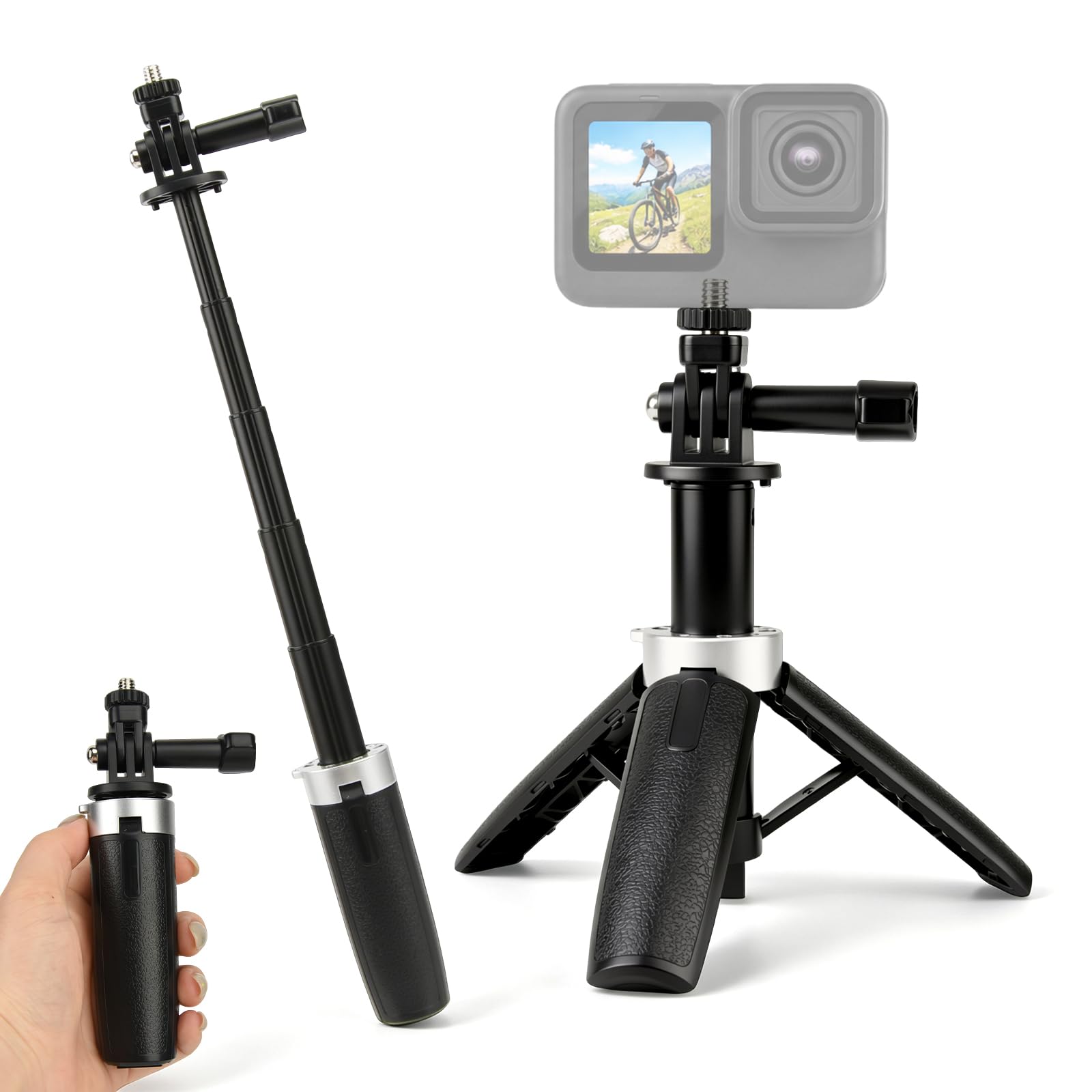 Gopro Action Camera Hero 12 Black - Миниатюрный выдвижной штатив, складной штатив, портативный