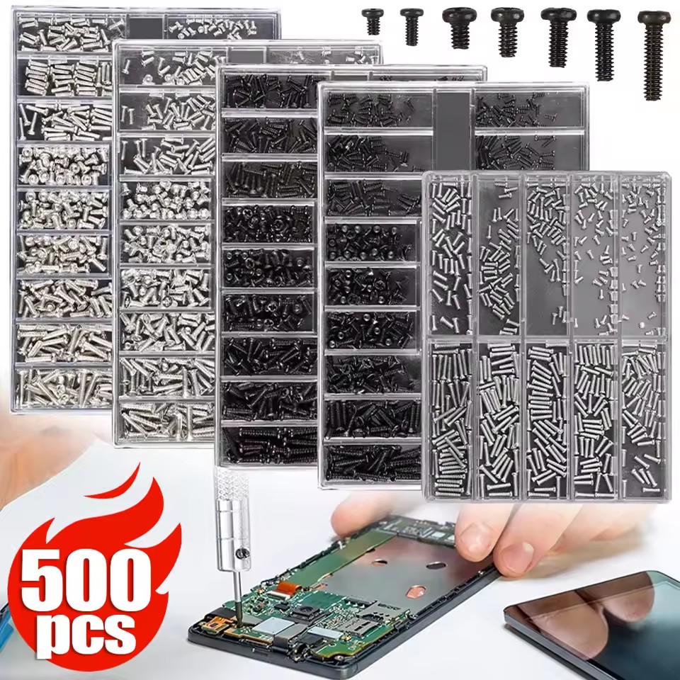 Electronics Repair Book - 500 шт., набор винтов для ноутбука,