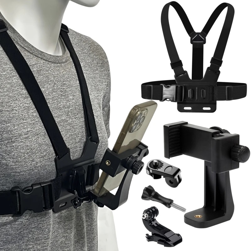 Gopro Action Camera Hero 12 Black - Нагрудный ремень-крепление для телефона для iPhone