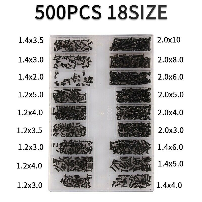 500 шт., набор винтов для ноут – обзор и цена Electronics Repair Book