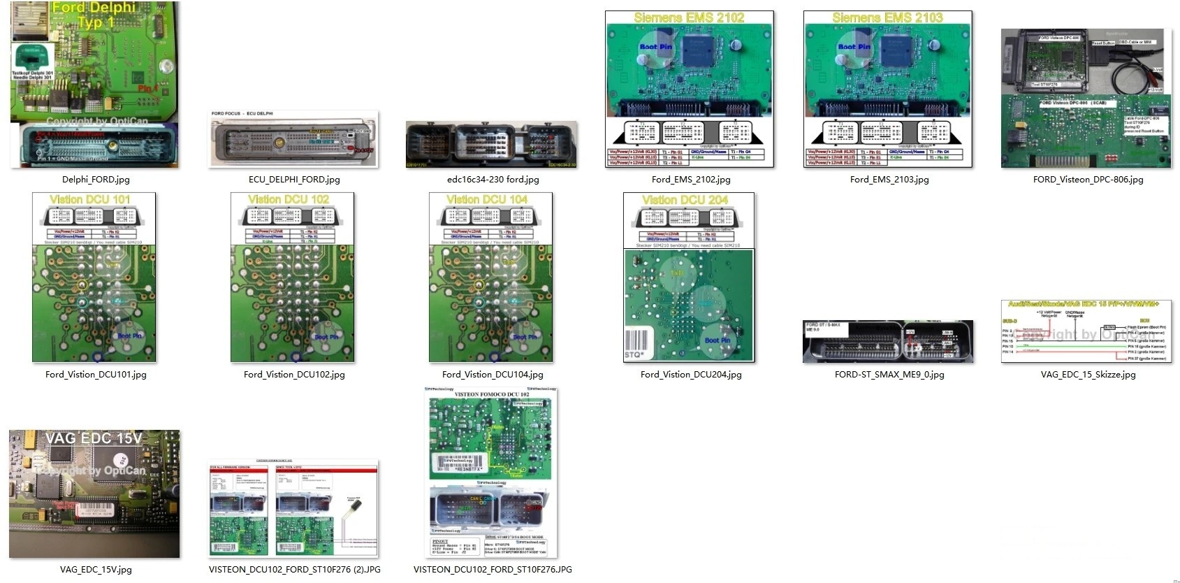 Коллекция распинов ECU, коллек – обзор и цена Electronics Repair Book